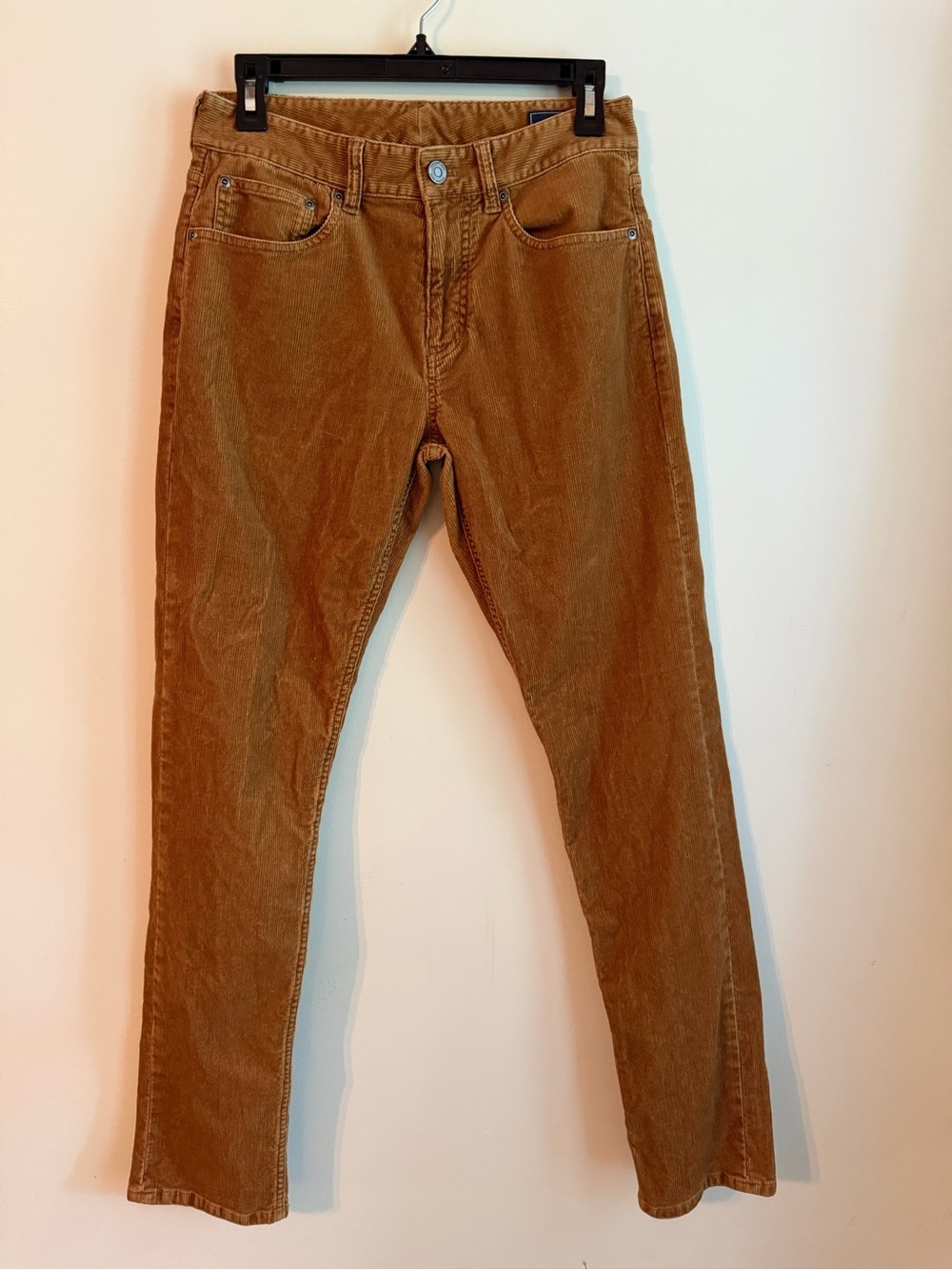 Vineyard Vines Men's 28x32 Brown Corduroy Pants Stretch Slim Straight Preppy